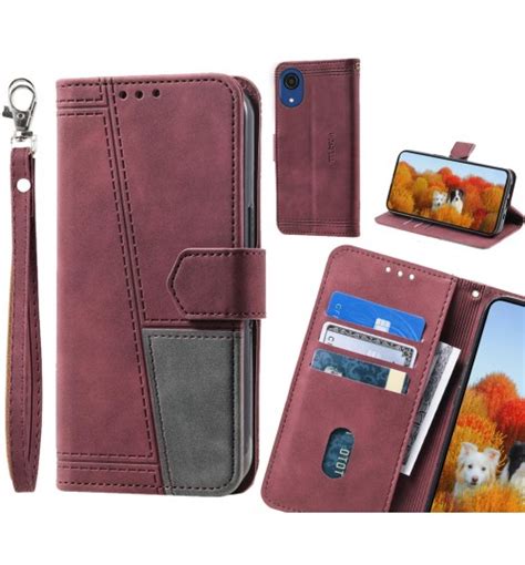 Samsung Galaxy A03 Core Case Wallet Premium Denim Leather Cover Online At Geek Store Nz