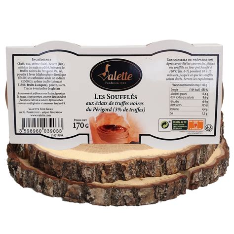 Soufflés aux Eclats de Truffes Noires du Périgord 2 bocaux 85g