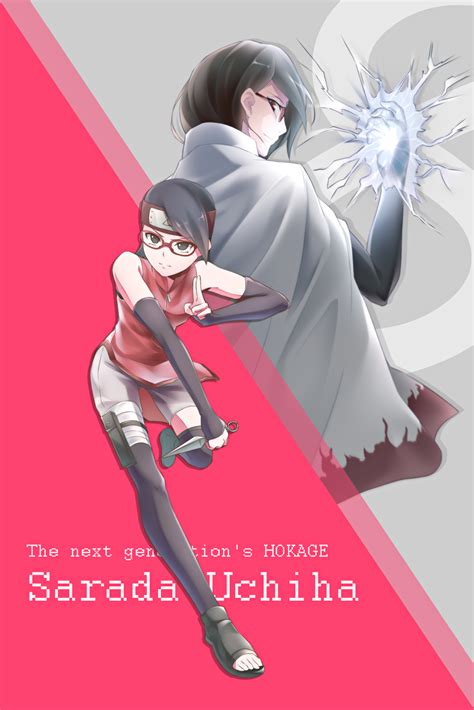 Uchiha Sarada Boruto Naruto Next Generations Mobile Wallpaper By