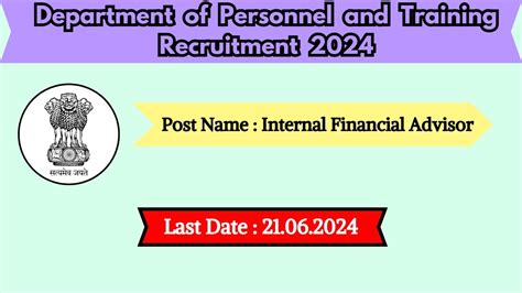 Department Of Personnel And Training Recruitment Check Post