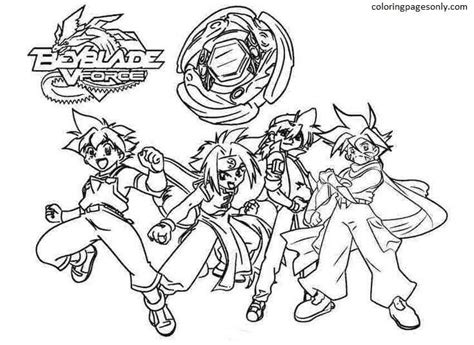 73 Páginas Para Colorear De Beyblade