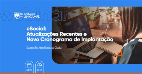 Webinar Esocial Atualiza Es Recentes E Novo Cronograma De