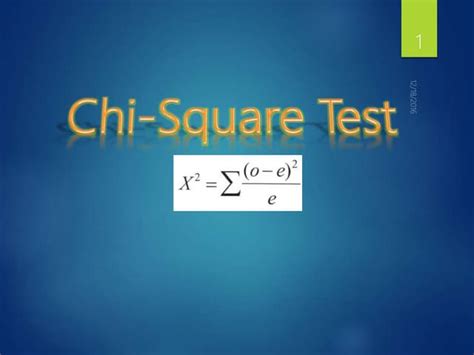 Chi Squared Powerpoint Aqa A Level Biology Teaching