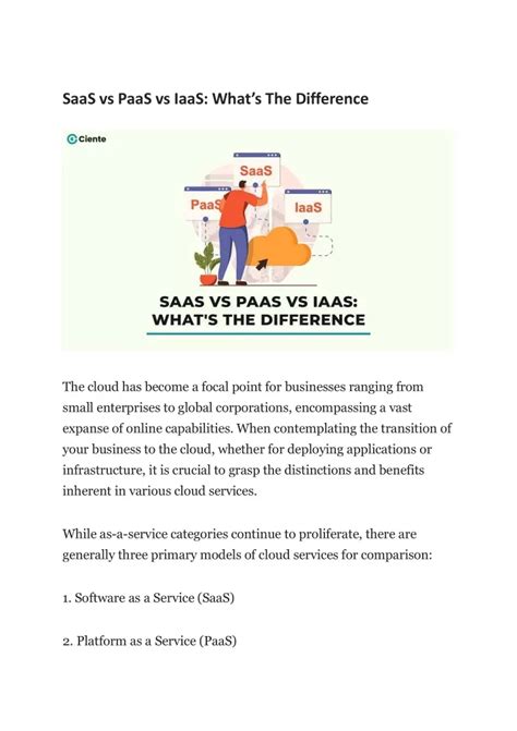 Ppt Saas Vs Paas Vs Iaas Powerpoint Presentation Free Download Id