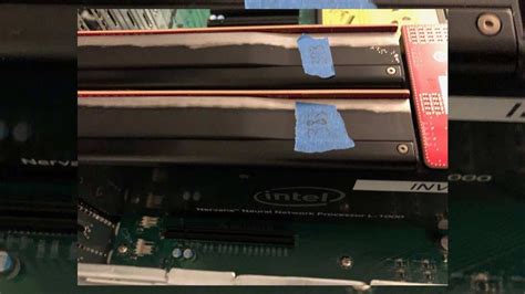 Intel Nervana Spring Crest Nnp Cards Photographed In Early State