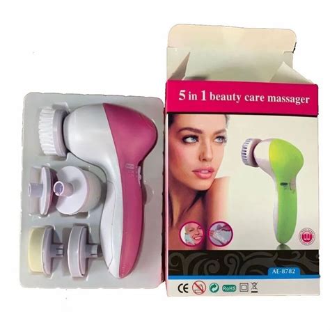 Pink And White Plastic Beauty Care Facial Massager For Hotel V At