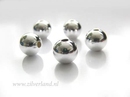 10 Stuks 10mm Sterling Zilveren Kralen Zilverland Zilveren Sieraden