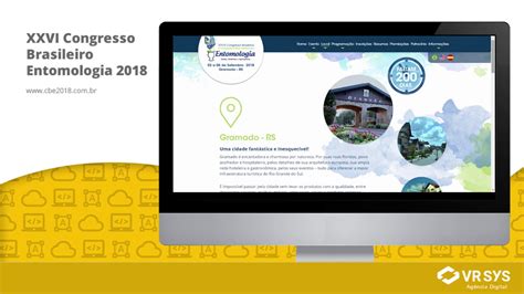 Portfólio Congresso Brasileiro de Entomologia 2018 VR SYS Agência