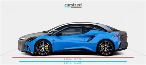 Dimensions Lotus Emira 2022 Present Vs Lucid Air 2021 Present