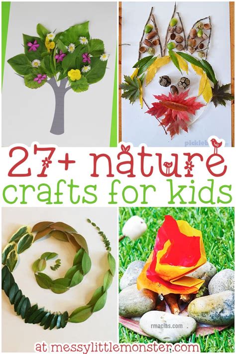 Fun Nature Crafts for Kids | Nature crafts, Crafts for kids, Fall ...