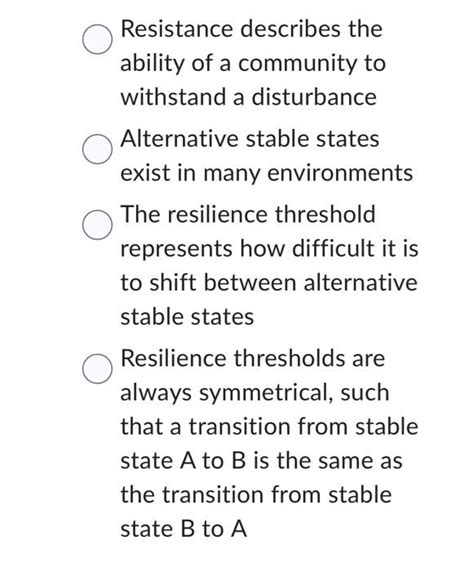 Solved Which Of The Following Is False Regarding Resistance