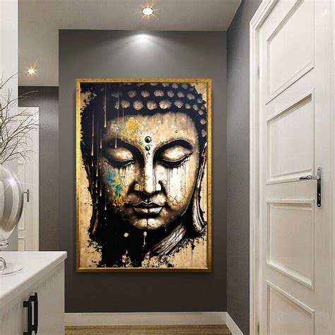 Buddha Canvas, Print, Wall Art Canvas Design, Asian Wal Art, Buddha ...