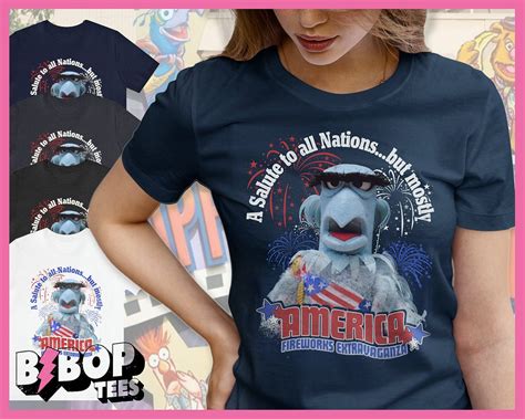 Muppets Sam Eagle Shirt Salute To All Nations Tee Muppets 3d Shirt