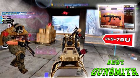 RUS 79U Gunsmith For Battle Royale Call Of Duty Mobile YouTube