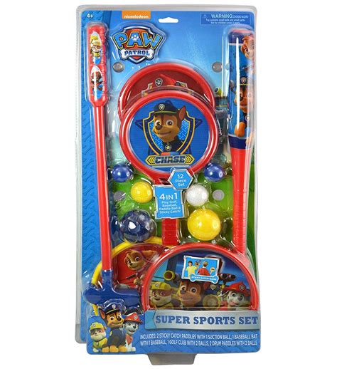 nickelodeon nickelodeon paw patrol super sports set pc set novelty