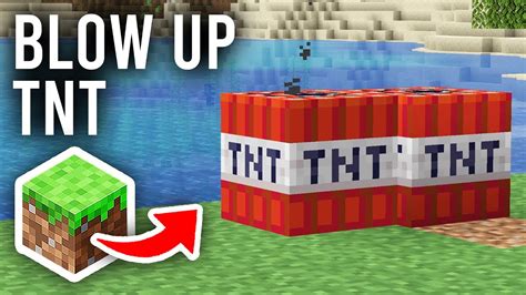 How To Blow Up Tnt In Minecraft All Versions Full Guide Youtube