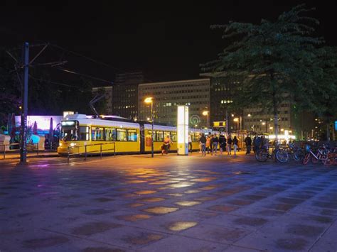 Alexanderplatz in Berlin at Night Stock Photo - Image of platz, berlin: 150260922