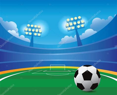 Soccer Stadium Vector Image By Giorgos245 Vector Stock 23367644