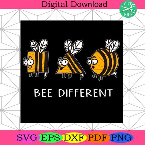 Bee Different Svg Trending Svg Bee Svg Queen Bee Svg Honey Svg