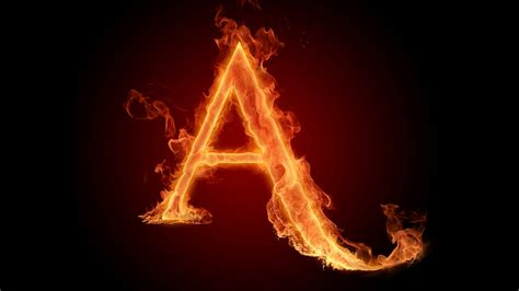 A Fiery English Alphabet Letter Black Background Hd A Letter Wallpapers Hd Wallpapers Id 82316