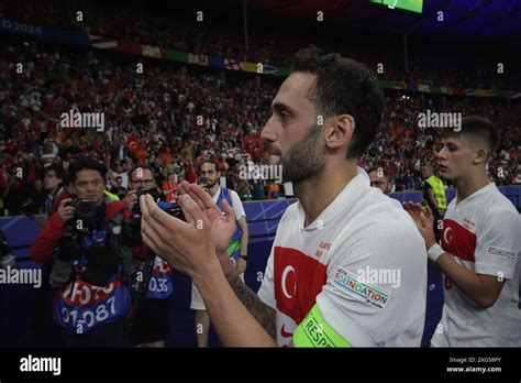 Berlin Germany 6 July 2024 Hakan Çalhanoğlu greets his public