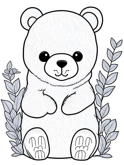 Página 6 Desenhos Urso Fofo Colorir Imagens Download Grátis no Freepik