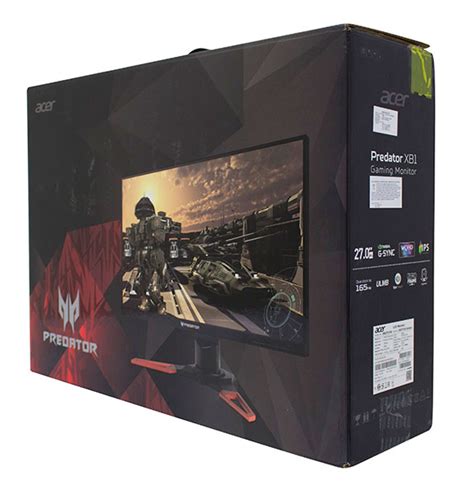 Acer Predator XB271HU Bmiprz 144 165 Hz Review The Package TechPowerUp