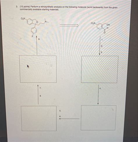 Solved Points Perform A Retrosynthetic Analysis On Chegg