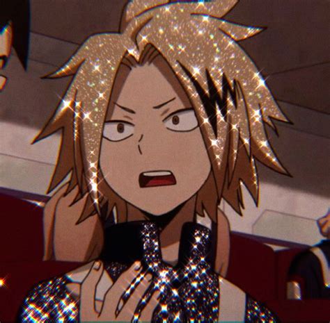 Denki Kaminari Glittery Icon Human Pikachu Anime Icons Anime Boy