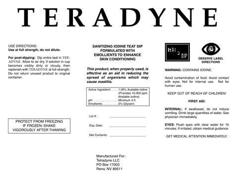 Teradyne Information, Side Effects, Warnings and Recalls