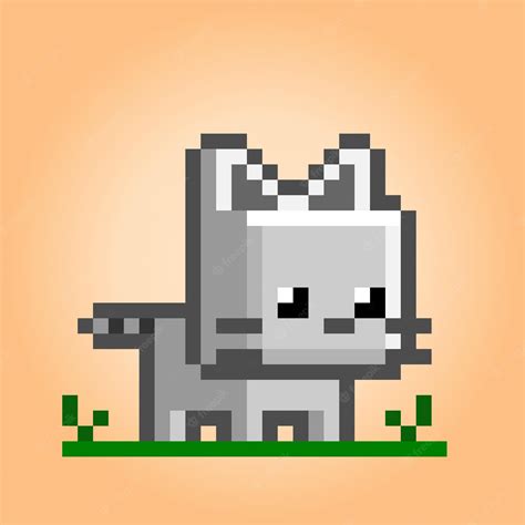 Premium Vector Pixel Cat 8 Bit Animals For Game Assets In Vector