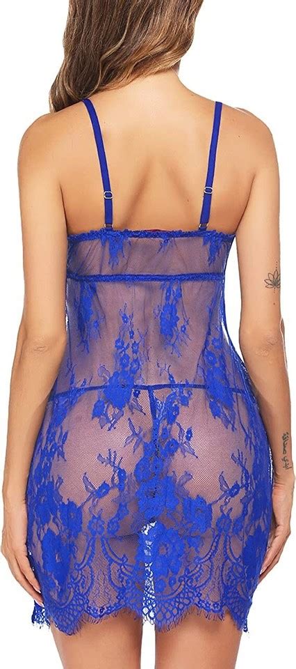 Avidlove Babydoll Lingerie Women Honeymoon V Neck Chemise Sexy Exotic Open Front EBay