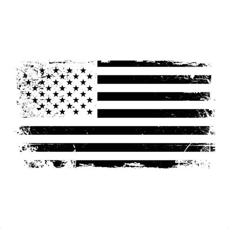 Grunge USA flag, Vintage black and white American flag Vector 26645957 ...