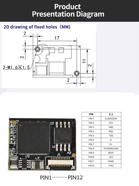 Evawgib Embedded D Cmos Scanner Barcode Module Usb Ttl Rs Mini