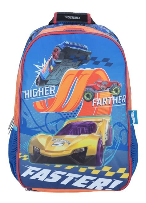 Mochila Escolar Chenson Hot Wheels Primaria Ni O Full Mercado Libre