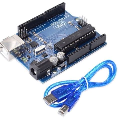 Jual ARDUINO UNO R3 16U2 ATMEGA328P PU COMPATIBLE BOARD USB CABLE