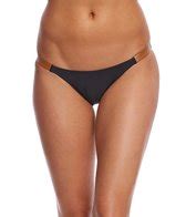 Vix Swimwear Black Leather Triangle Bikini Top At Swimoutlet Free