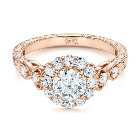 Custom Diamond Engagement Ring #103600 - Seattle Bellevue | Joseph Jewelry