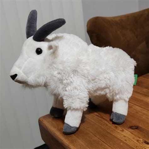 Wild Republic Toys Mountain Goat Stuffed Animal 2 Cuddlekins Like