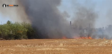 Se Registra Incendio De Gavilla En Las Inmediaciones De Santa Mar A Y