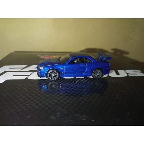 Jual Hot Wheels Nissan Skyline R34 Fast Furious Seri Box Set Shopee