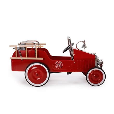 Classic Fire Truck Pedal Car - PedalCar.com