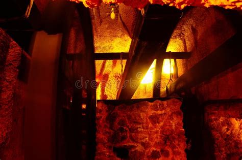 Roman Riotinto Mines Waterwheel Spain Editorial Stock Image Image Of