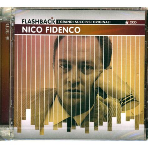 Nico Fidenco Cd Grandi Successi Originali Flashback New Sigillato