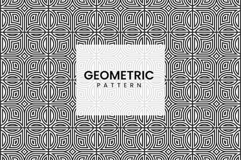 Motif De Lignes De Rayures G Om Triques Abstraites Vecteur Premium