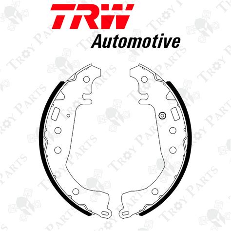 Pc Trw Rear Drum Brake Shoe For Toyota Vios Ncp Ncp Gs