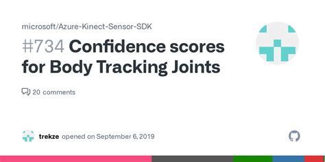 Confidence Scores For Body Tracking Joints Issue Microsoft