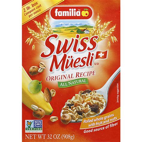 Familia Muesli Swiss Original Recipe 32 Oz Cereal Reasor S