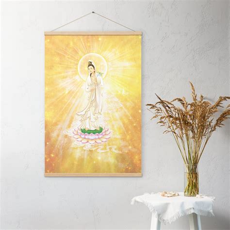 Non Profit Guanyin Bodhisattva Avalokite Vara Art Print With Etsy