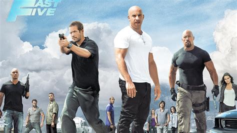 Brian OConner Dominic Toretto Dwayne Johnson Gal Gadot Gisele Harabo Han Jordana Brewster ...